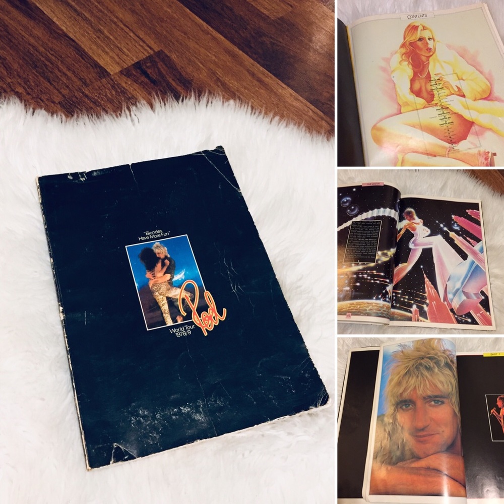 1978 to 1979 Rod Stewart Book Vintage Collector Item